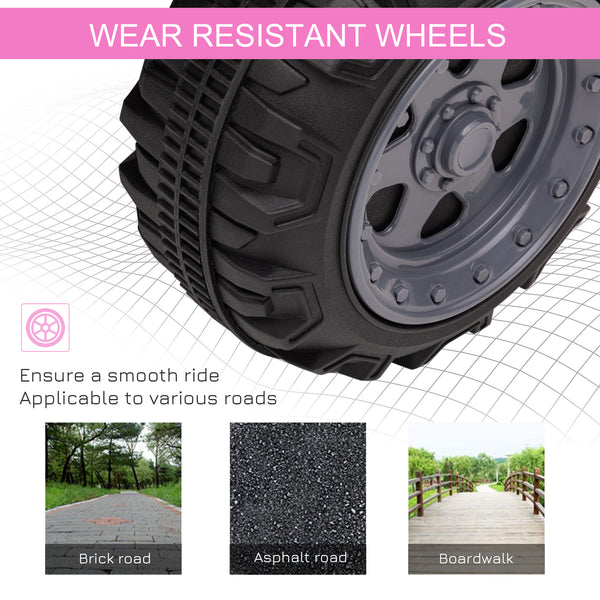 6V off-road quad, pink