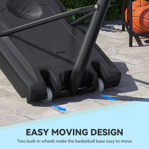 Panier de basket Soozier réglable en hauteur de 1,5 à 3 m