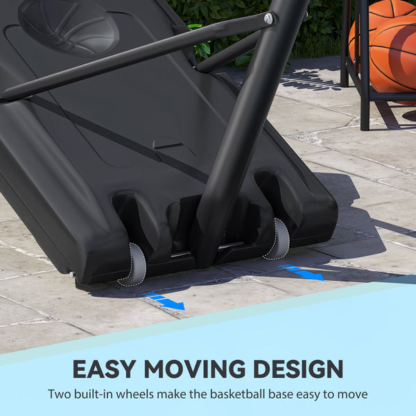 Panier de basket Soozier réglable en hauteur de 1,5 à 3 m