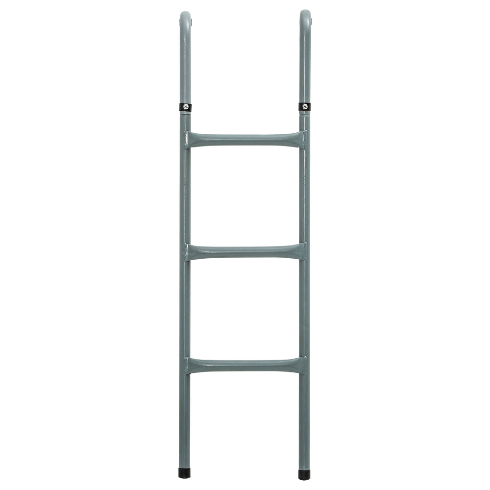 Steel trampoline ladder for 12 and 14 foot trampolines