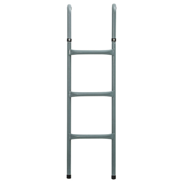 Steel trampoline ladder for 12 and 14 foot trampolines