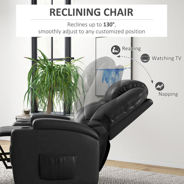 Fauteuil inclinable électrique pour personnes âgées avec repose-pieds, gris