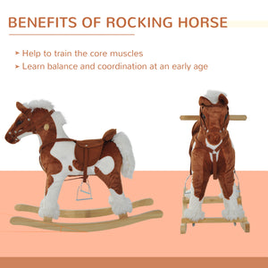 Rocking horse with nursery rhyme, music and light