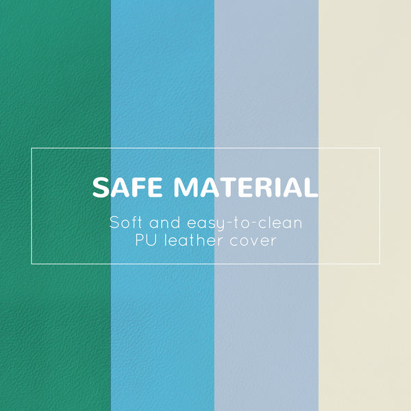 Blocs d'escalade en mousse, bleu/vert