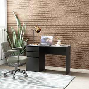 Computer Desk with Storage, Drawers and Cabinet for Home Office, Study Room, Black
