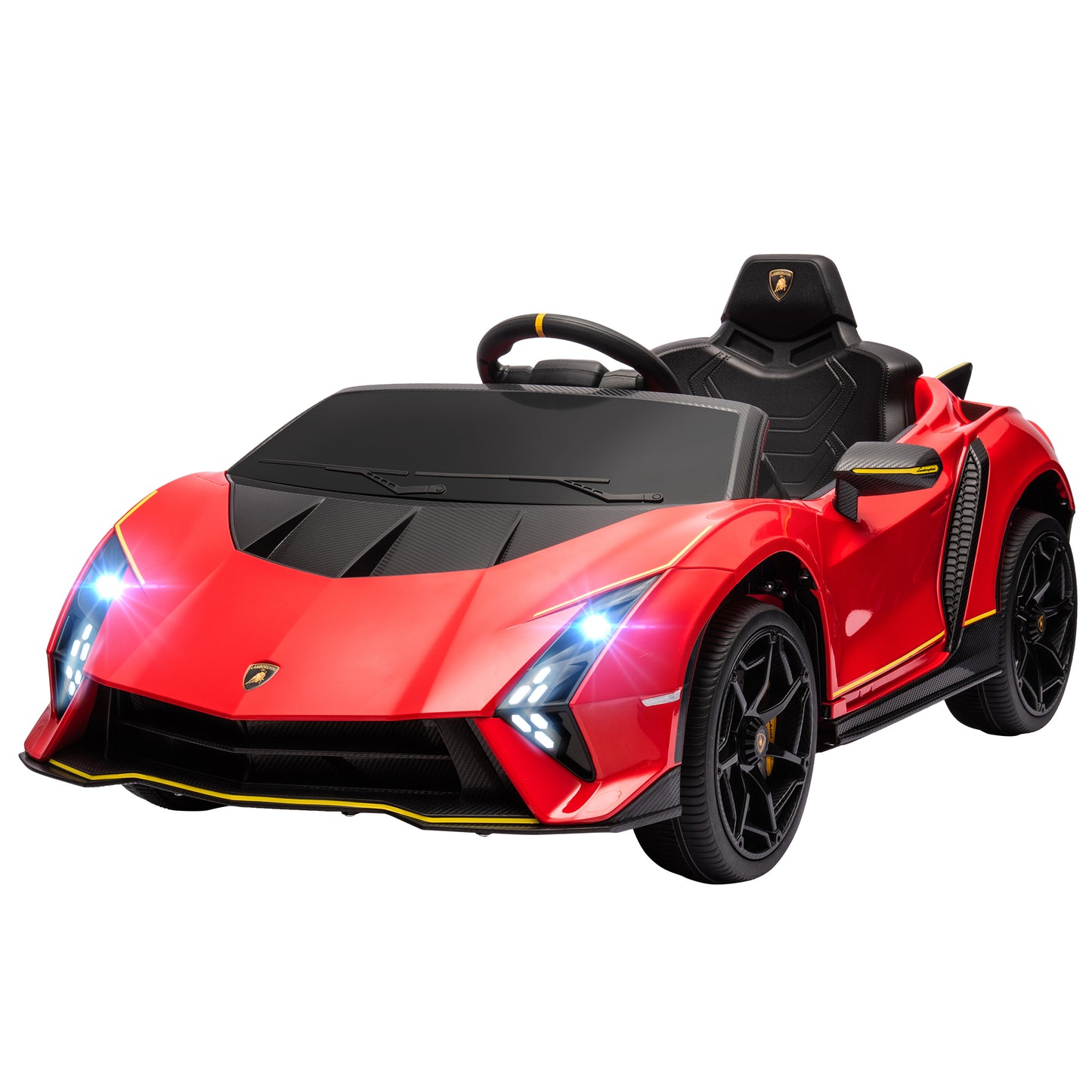 Licensed Lamborghini Autentica 12V Remote Control Car, Red