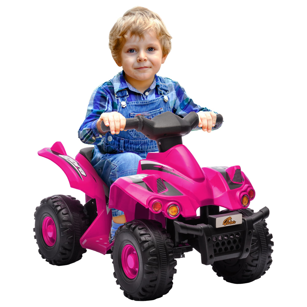 6V mountain bike with music, pink