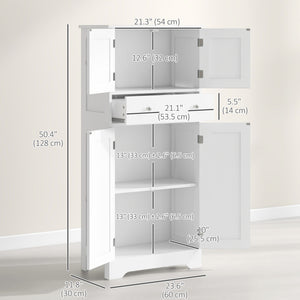 Meuble de rangement de cuisine, blanc