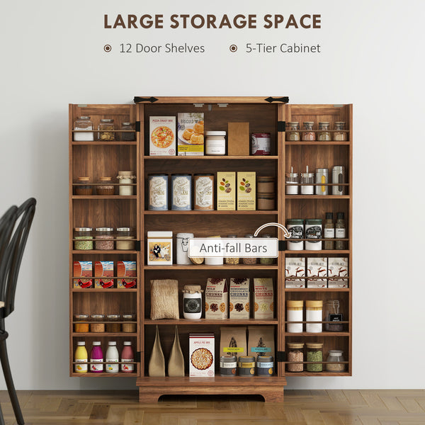 Meuble de rangement pour garde-manger, marron