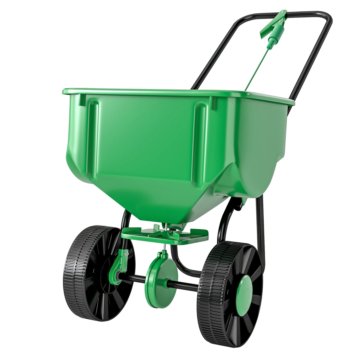 Épandeur à gazon 40 L – Semis, engrais et sel, capacité de 132 lb