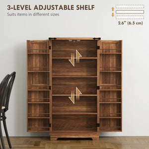 Meuble de rangement pour garde-manger, marron