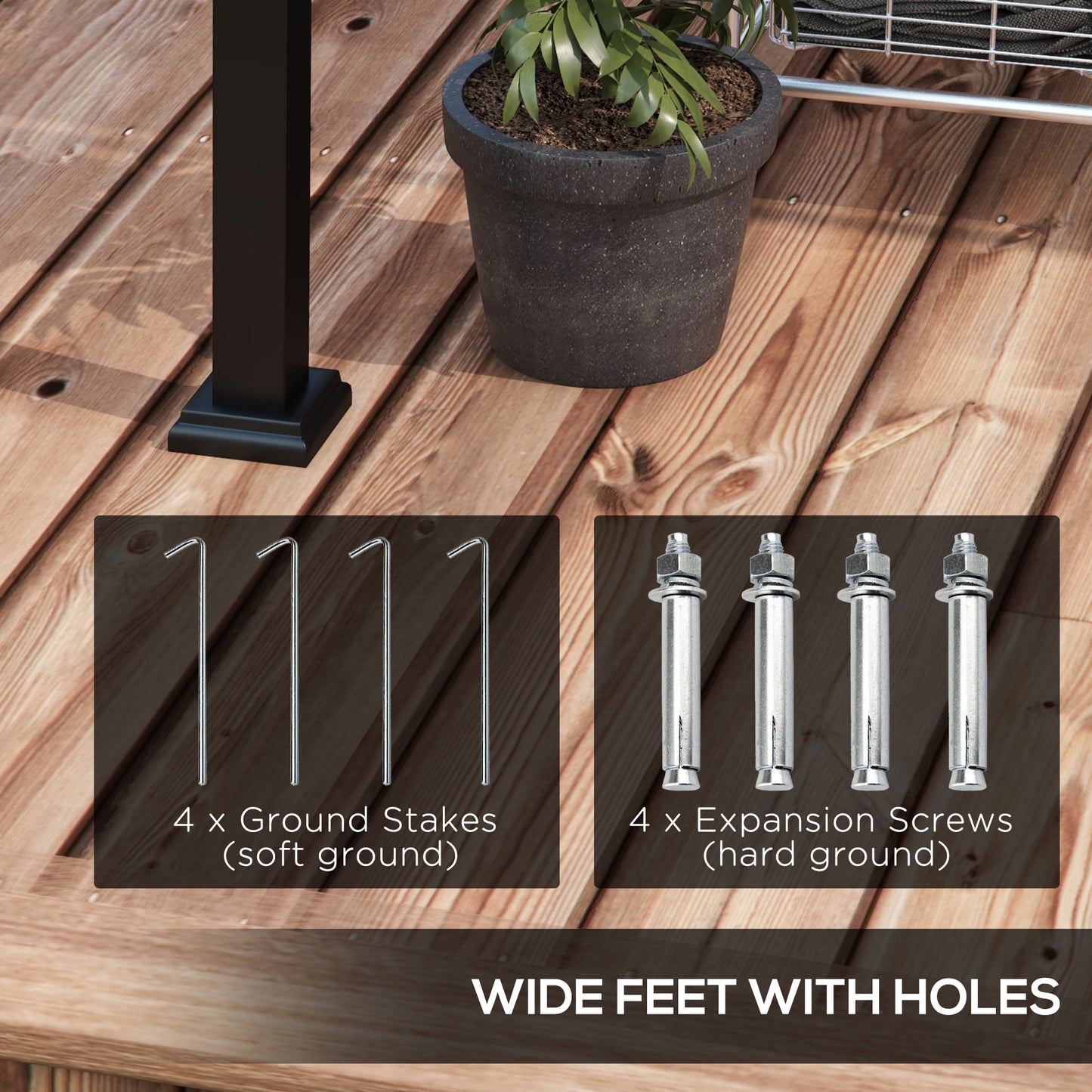 Pergola 10' x 10' avec toit rétractable en métal pour barbecue, jardin, patio, terrasse