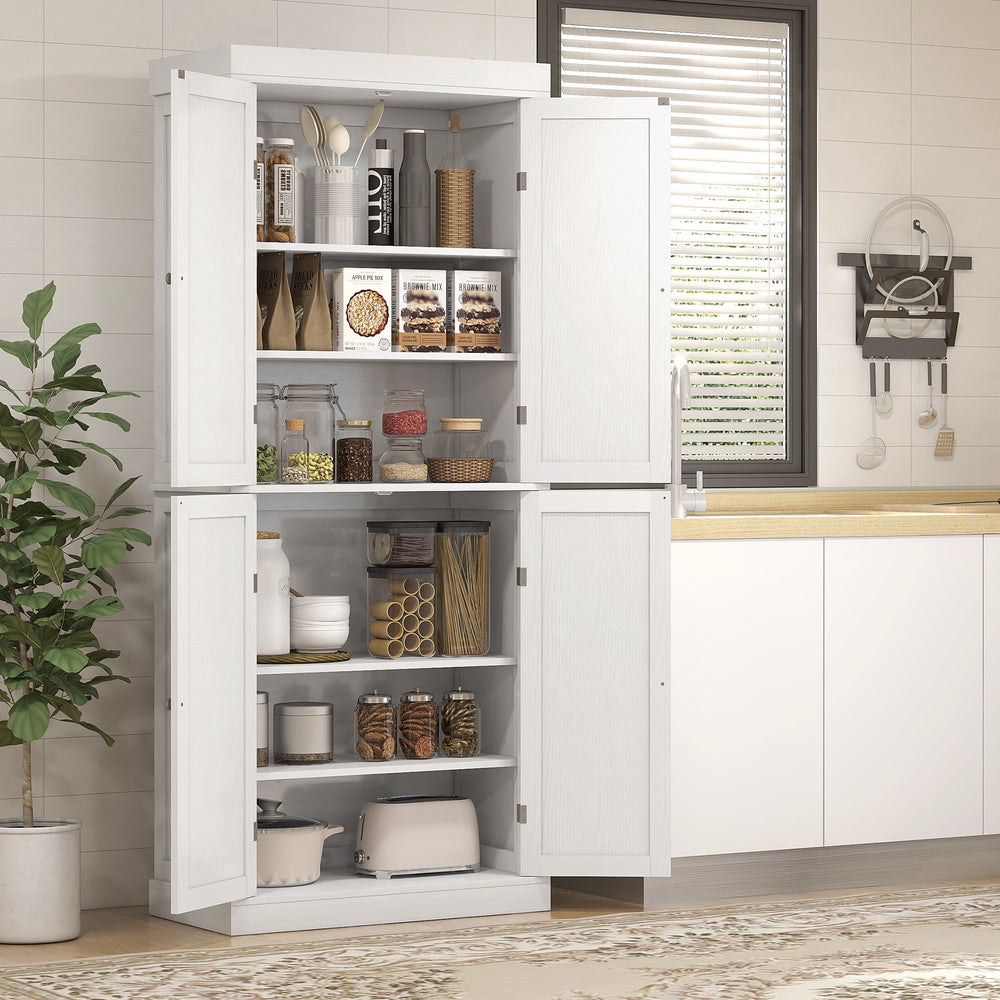 Meuble de cuisine avec 4 portes, blanc