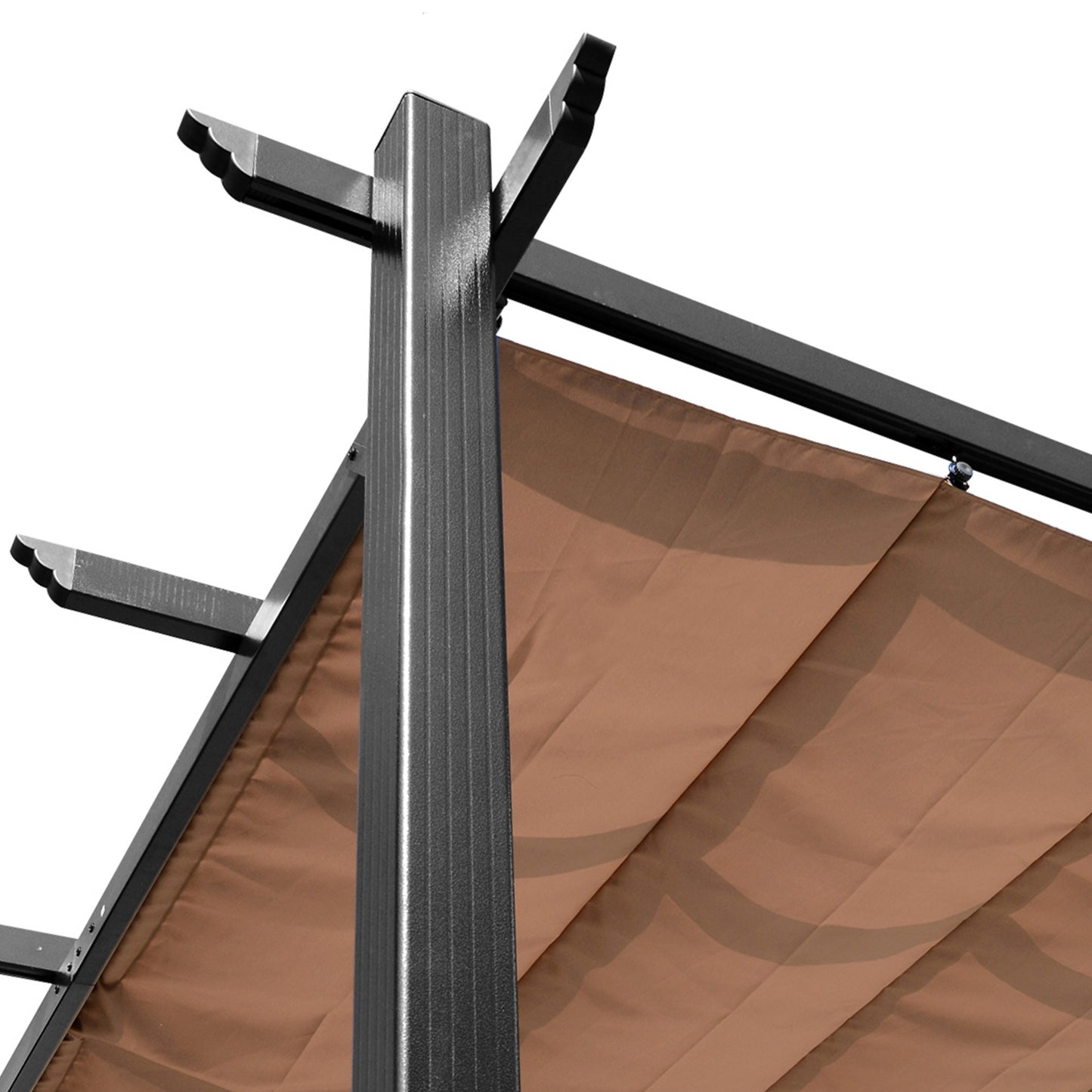 Pergola d'extérieur 10' x 13' en aluminium, sable