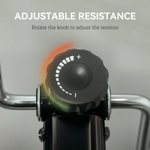 Foldable Leg Exercise Bike with LCD Display for Seniors