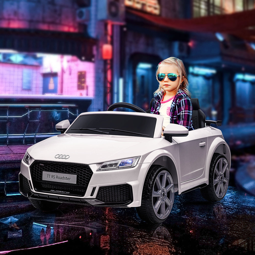6V car with remote control, white