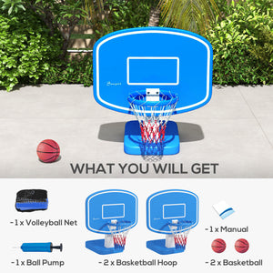 2 Paniers de basket-ball pour piscine