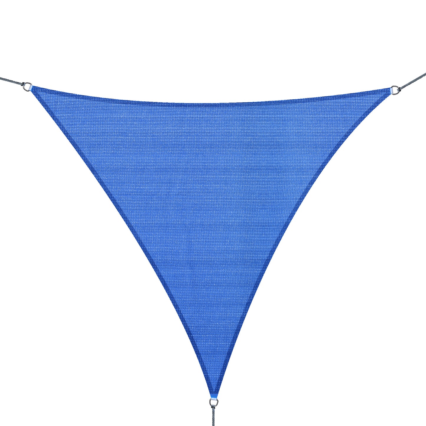 Voile d’ombrage triangulaire extérieur – 16,4’ (5 m) avec sac de transport, Bleu
