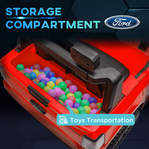 Ford Ranger 12V with rear storage, remote control, red