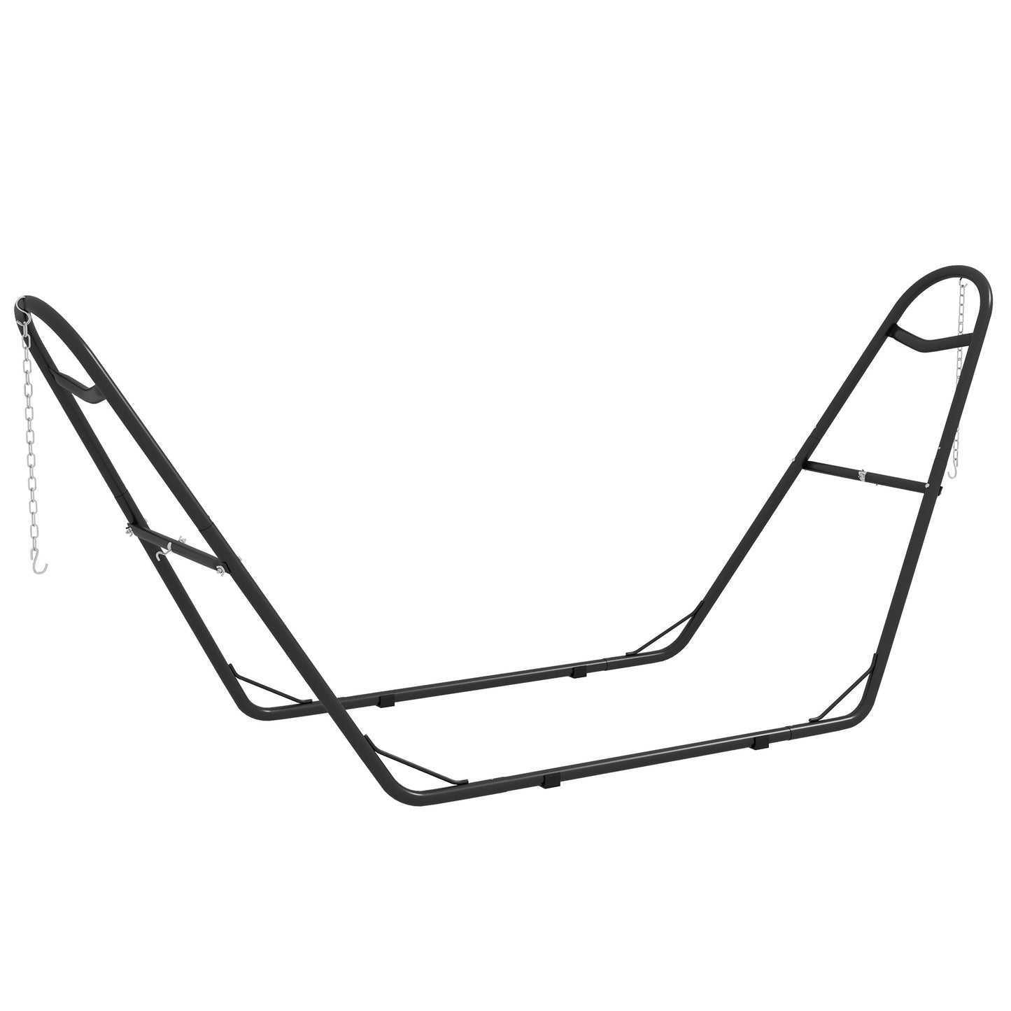 Support de hamac de 3,1 m, réglable, compatible avec les hamacs de 2,7 à 4,3 m, robuste, noir