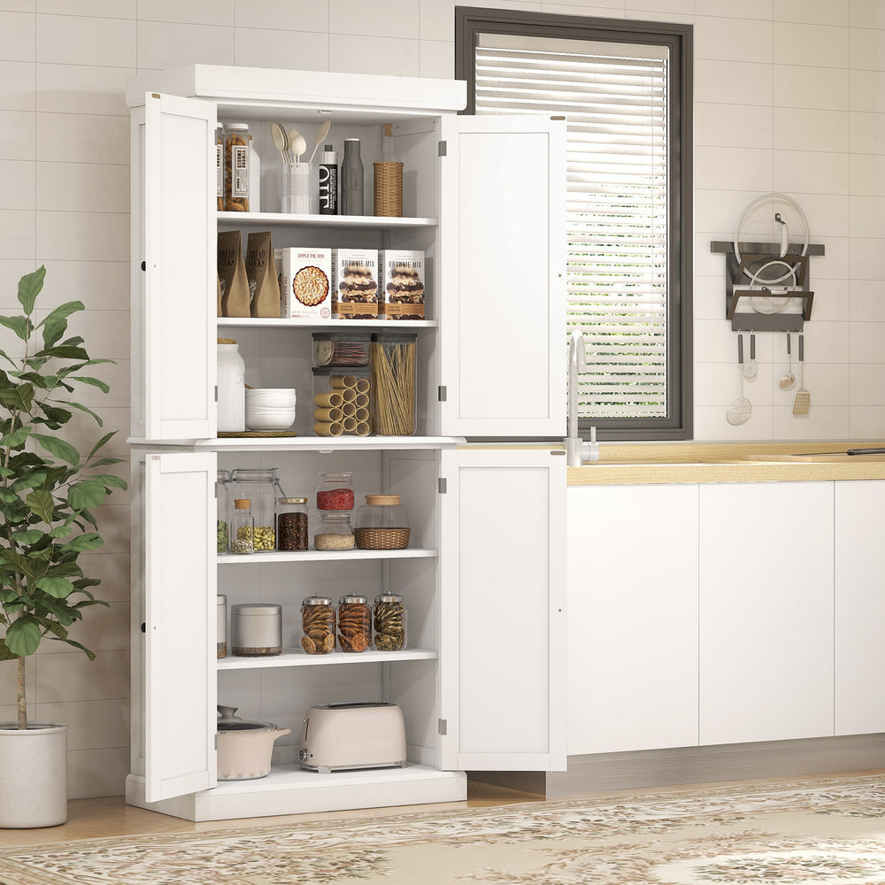 Meuble de cuisine avec 4 portes, blanc