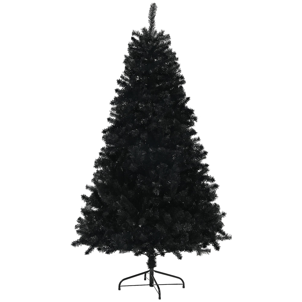 5ft Black Artificial Christmas Trees with Automatic Opening