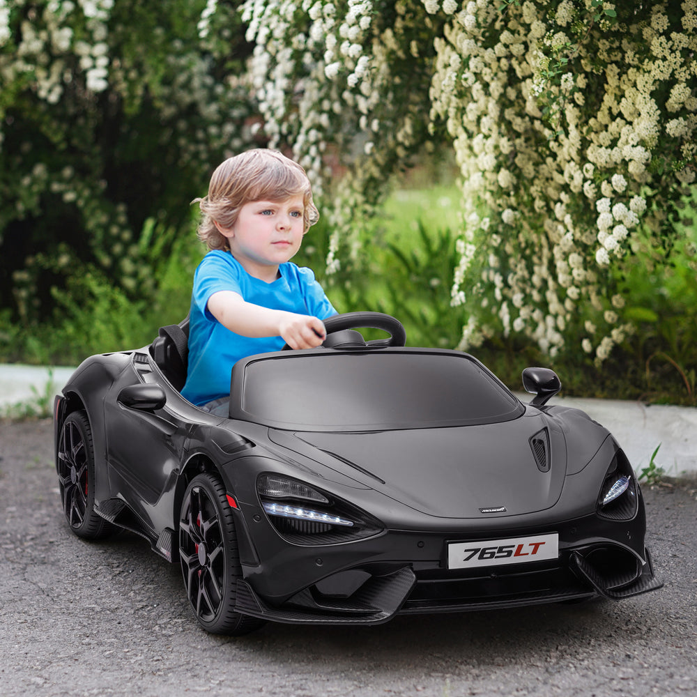 McLaren 765LT 12V with scissor doors, black