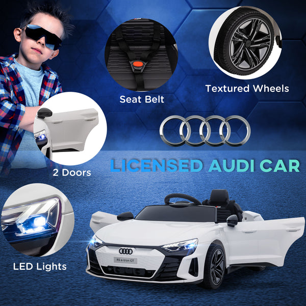 Audi 12V with remote control, white