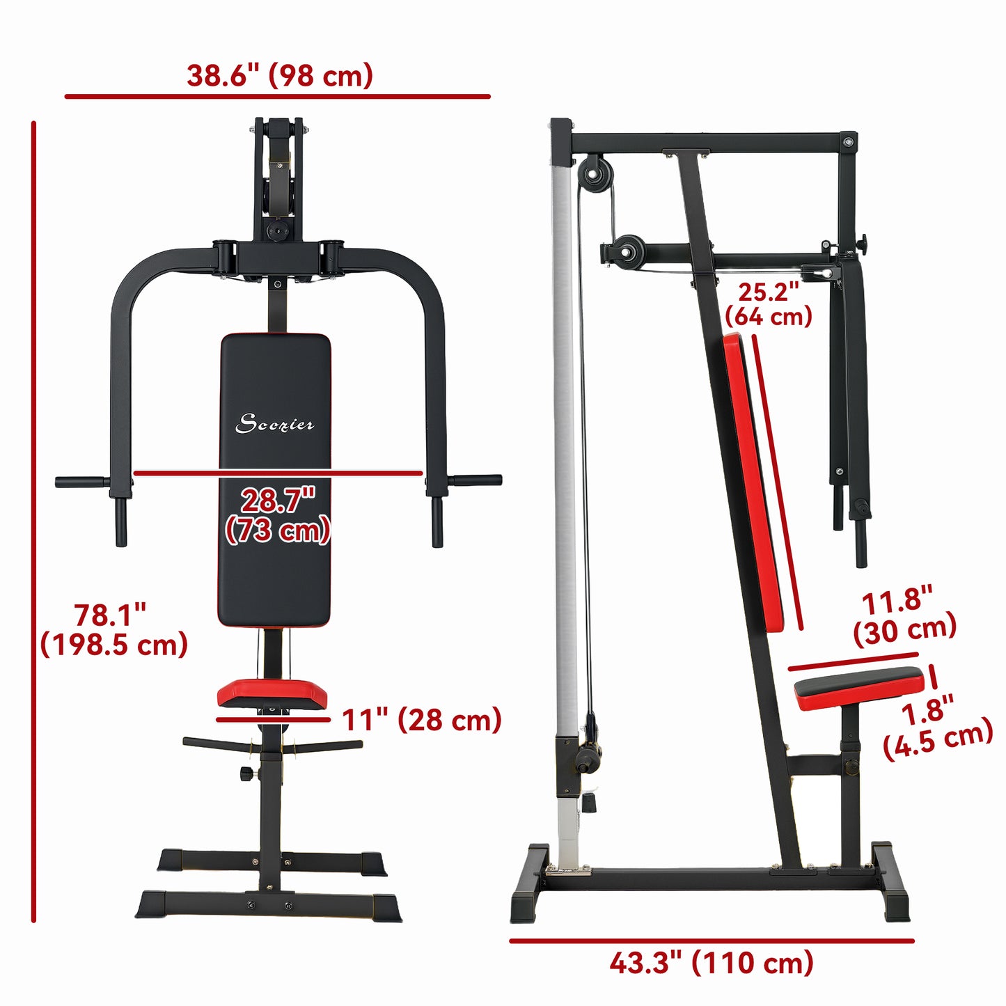 Chest and Shoulder Exerciser, Black