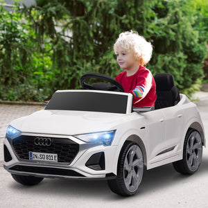 Licensed Audi Q8 Etron Sportback 12V with remote control, white