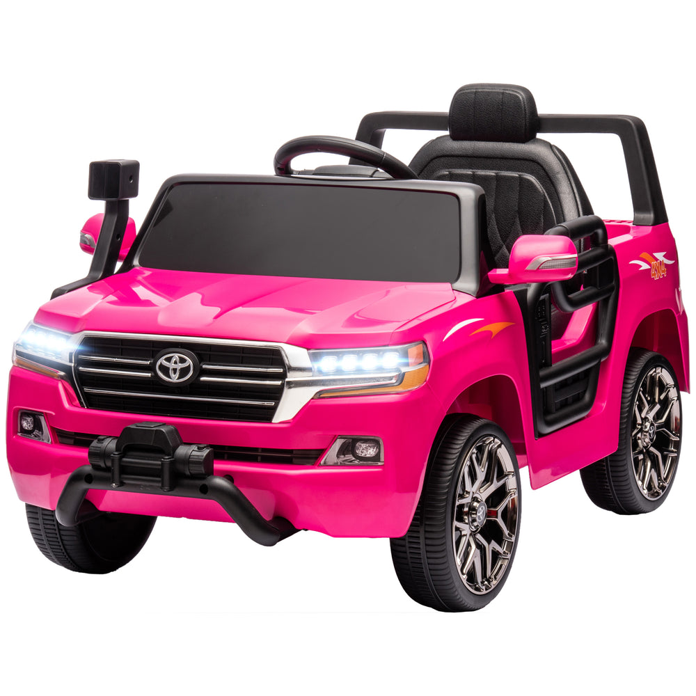 Toyota Land Cruiser 12V with remote control, pink