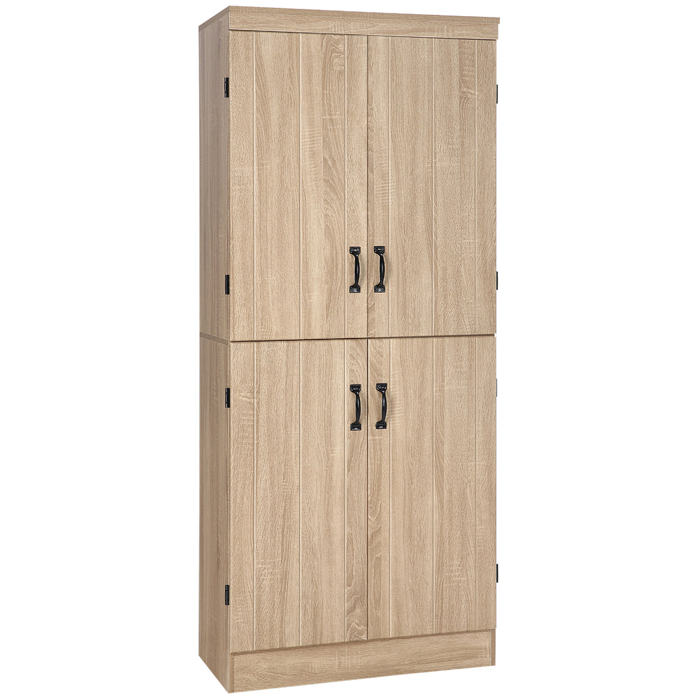 Meuble de rangement à 4 portes avec étagères réglables