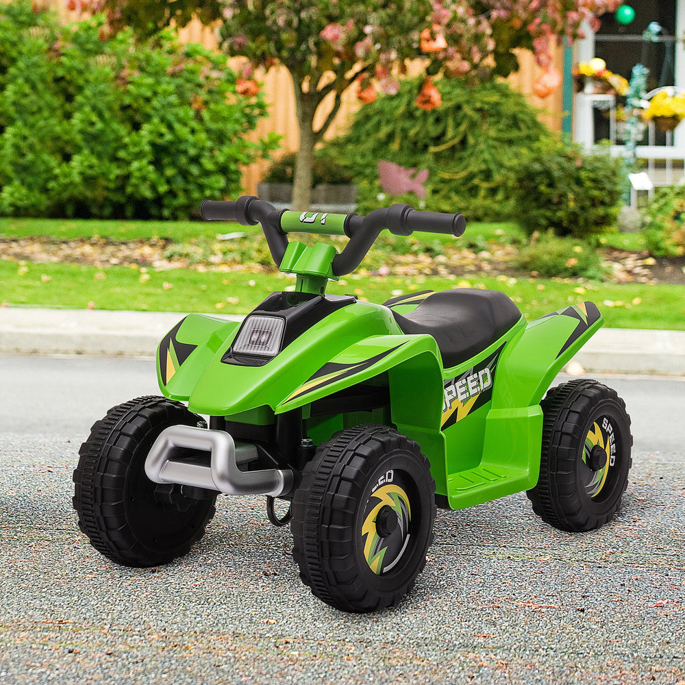 6V battery quad, green