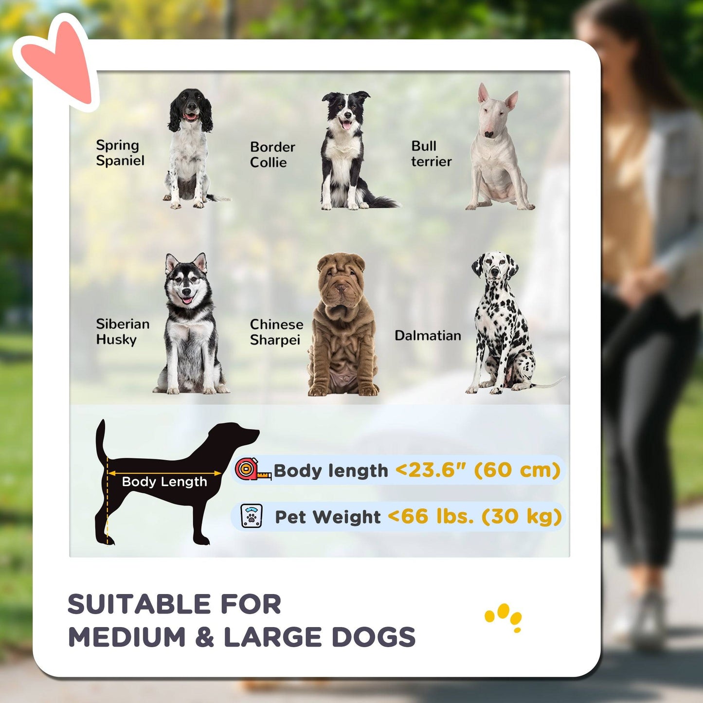 Foldable Pet Stroller for Large and Medium Dogs, Red