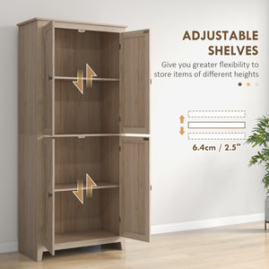 Meuble de rangement avec portes et étagères, beige