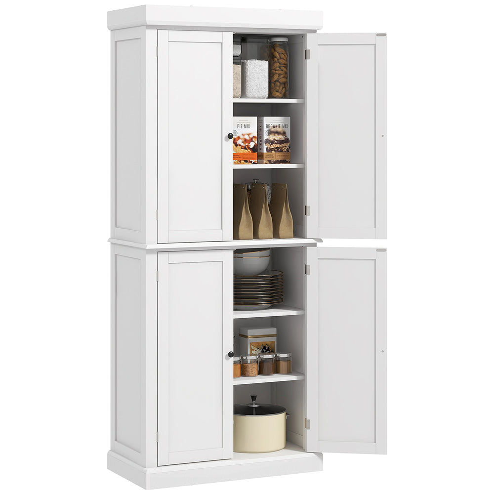 Meuble de cuisine avec 4 portes, blanc