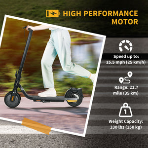 Trottinette électrique pliable avec éclairage, noir