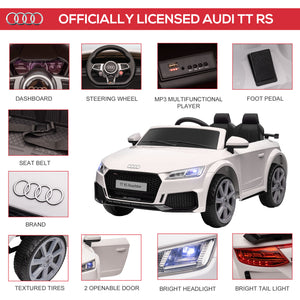 6V car with remote control, white