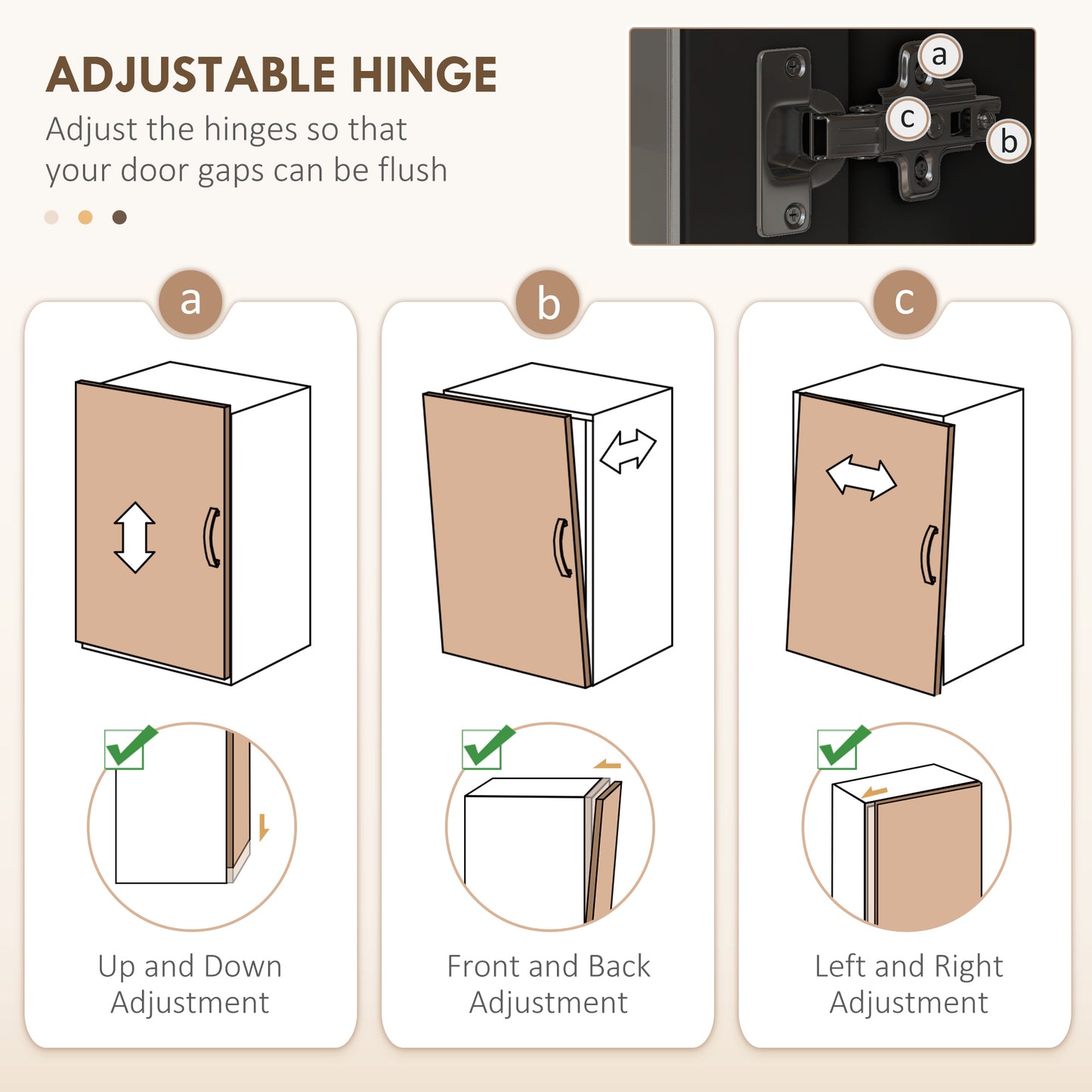 Armoire de rangement avec espace micro-ondes, buffet avec huche, 2 tiroirs, étagères réglables et portes vitrées, noir