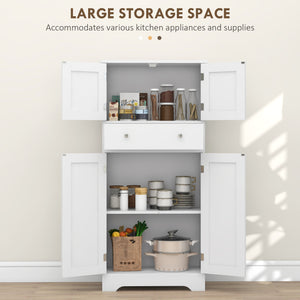 Meuble de rangement de cuisine, blanc