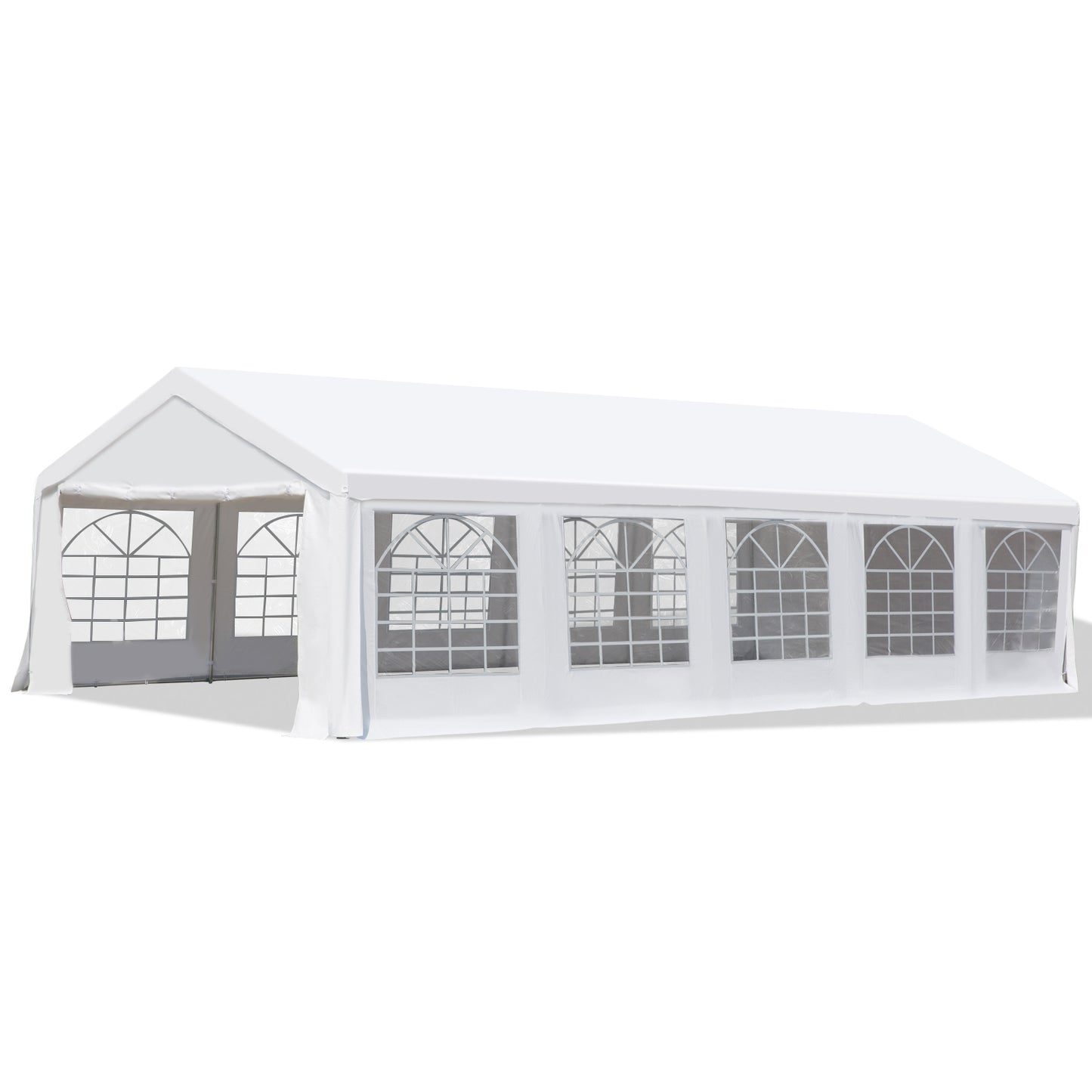 32'x16' Steel Reception Tent, White