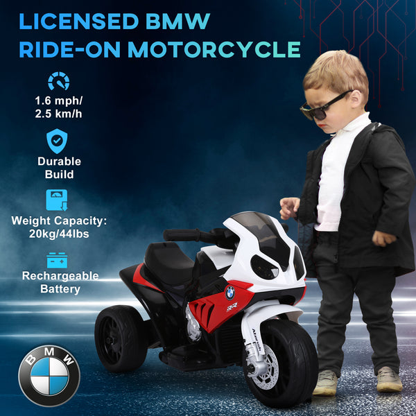 BMW 6V motorcycle - Red and white