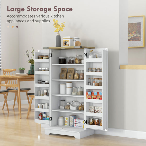 Meuble de rangement de style campagnard, blanc crème