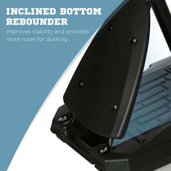 Panier de basket portable d'extérieur avec support et panneau arrière
