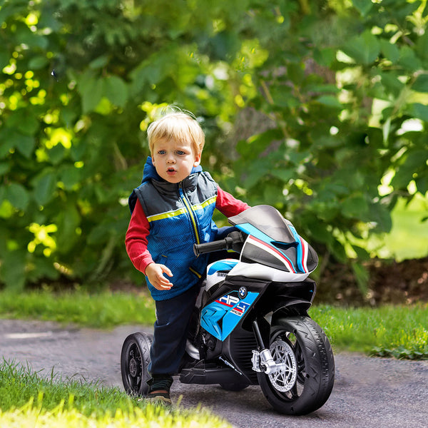 6V 3-wheel electric motorcycle, blue