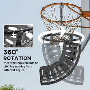 Système de retour de ballon pour panier de basketball