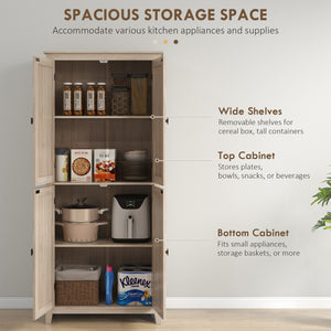 Meuble de rangement avec portes et étagères, beige