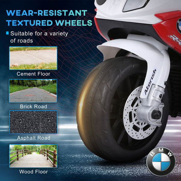 BMW 6V motorcycle - Red and white