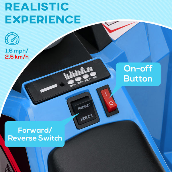 6V Off-Road Quad, Blue