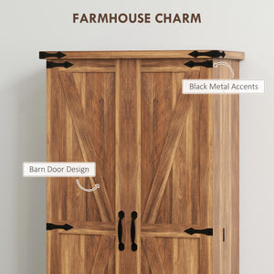 Meuble de rangement pour garde-manger, marron